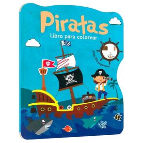 Piratas, Libros Para Colorear