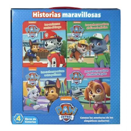 Historias Maravillosas Paw Patrol 4 Libros